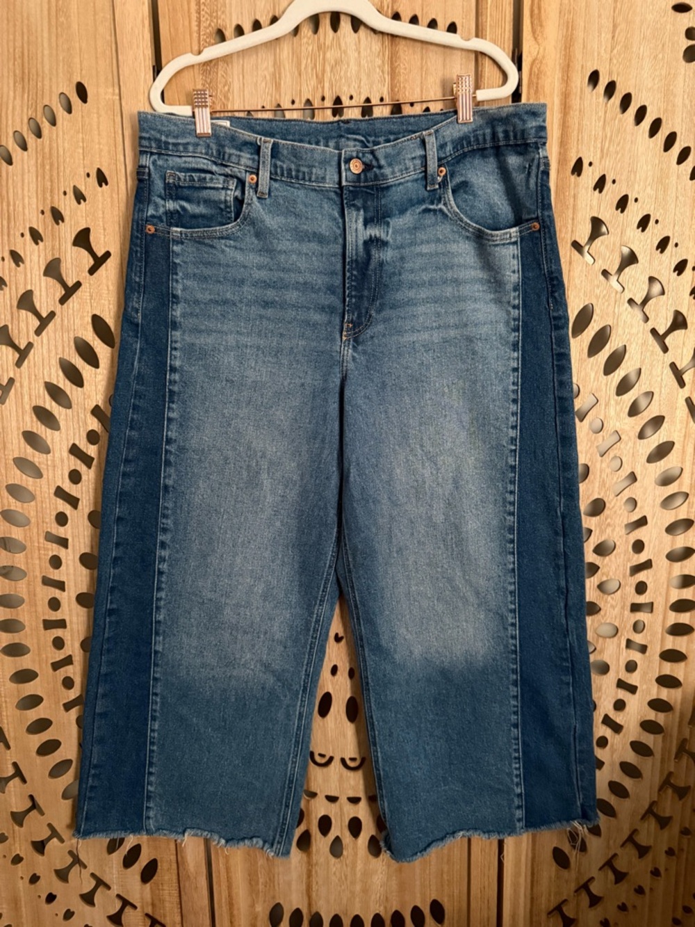 Gap High Rise Stride Wide Leg Jeans